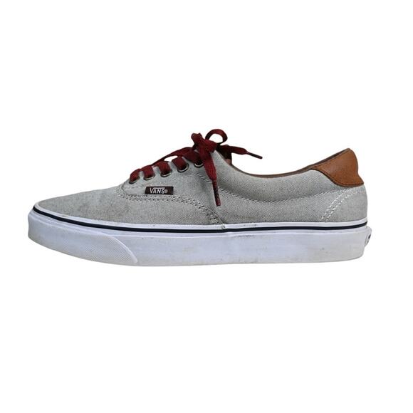 Vans Era 59 Oxford and Leather Gray Skate Shoe Sneaker in Gray - Picture 5 of 9